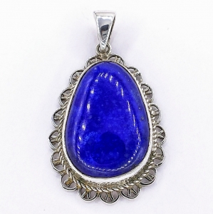 Stříbrný přívěsek lapis lazuli