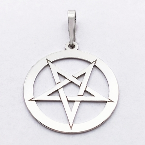 Stříbrný přívěsek pentagram